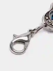 Синий брелок подвеска для браслета металл. Шарм.Подарок сувенир