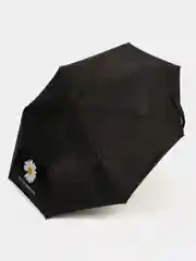 Черный автоматический зонт с чехлом