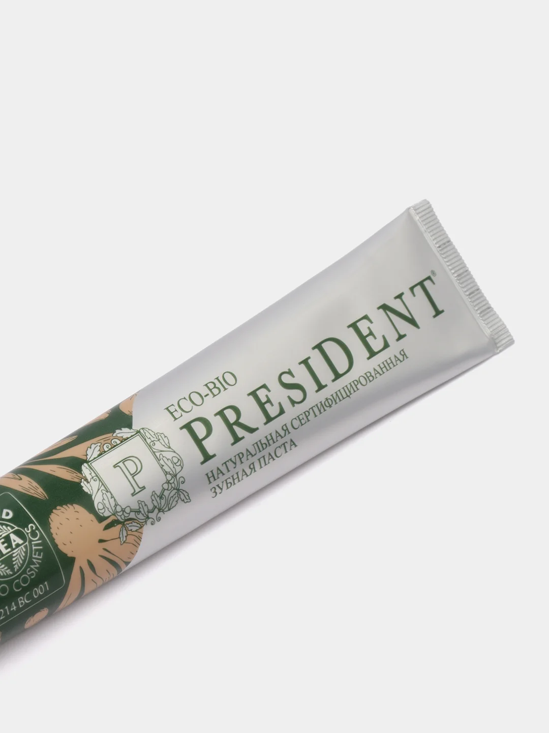 Зубная паста PRESIDENT Eco-bio Натуральная, 75 г