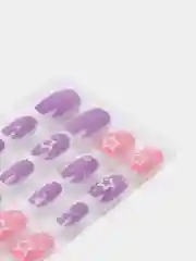 Фиолетовый детские накладные ногти