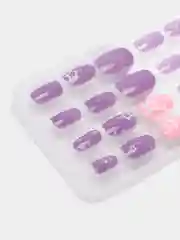 Фиолетовый детские накладные ногти