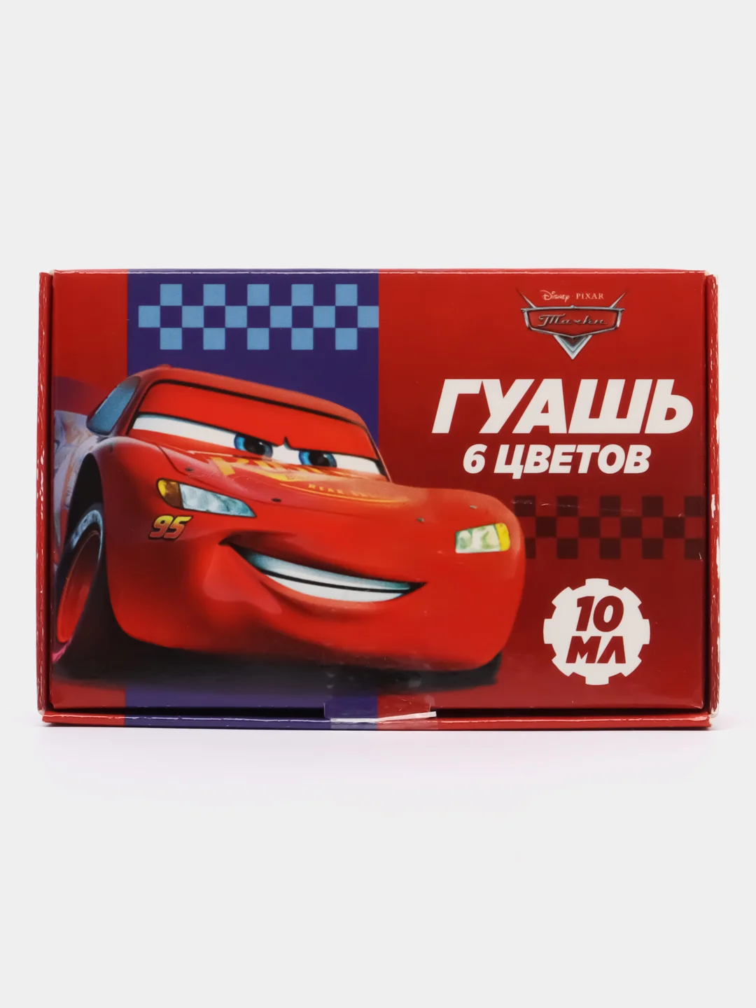 Красный гуашь "Любимые герои", 6 цветов по 10 мл
