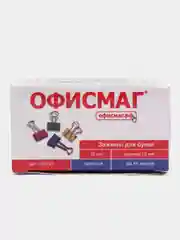 Зажимы канцелярские цветные для бумаг для офиса набор ОФИСМАГ, КОМПЛЕКТ 12 шт, 226761