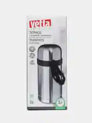 Серебряный термос суповой VETTA, с широким горлом, нержавеющая сталь, 1 л