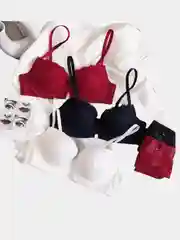 Белый комплект женского нижнего белья Mandhari