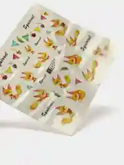 Лимонный слайдеры для дизайна ногтей