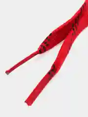 Красный шнурки для коньков, вощеные, хоккейные