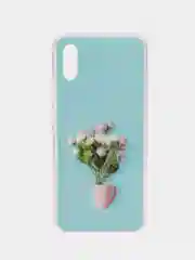 Голубой чехол Xiaomi Redmi 9A, Сяоми Редми 9А с рисунком "Игра в кальмара"