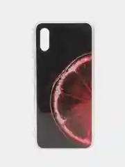 Бордовый чехол Xiaomi Redmi 9A, Сяоми Редми 9А с рисунком "Игра в кальмара"