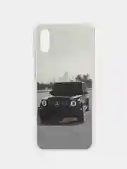 Серебряный чехол Xiaomi Redmi 9A, Сяоми Редми 9А с рисунком "Игра в кальмара"