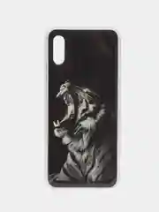 Черный чехол Xiaomi Redmi 9A, Сяоми Редми 9А с рисунком "Игра в кальмара"