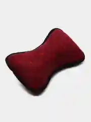 Бордовый подушки подголовники в салон авто (пара) (замша - ромб)