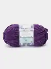 Фиолетовый пряжа плюшевая Alize Velluto (Ализе Веллуто), 100 г, 68 м