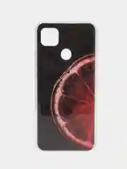 Бордовый чехол Xiaomi Redmi 10A, Redmi 9C, Сяоми Редми 10А, Редми 9С с рисунком