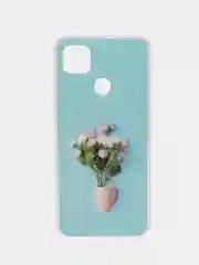 Тёмно-бирюзовый чехол Xiaomi Redmi 10A, Redmi 9C, Сяоми Редми 10А, Редми 9С с рисунком