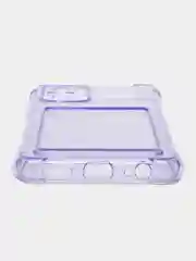 Лавандовый чехол противоударный Xiaomi Redmi Note 10, 10S, Poco M5s, прозрачный, с карманом для карты