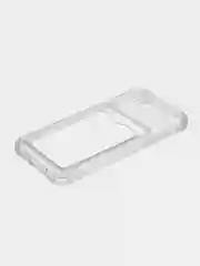 Прозрачный чехол для iPhone 7/8 Plus/XR/11/12/13/Pro/Pro Max, силиконовый, с карманом для карт