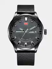 Серый мужские наручные часы Mini Focus MF0028G с календарём, в подарочной упаковке