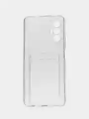 Чехол с карманом для карт на TECNO Pova Neo, Pova Neo 2, Pova 3, прозрачный, ударопрочный