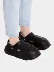 Черный сабо женские, мужские, резиновые, летние, медицинские, 5 цветов