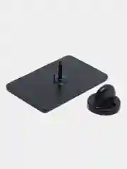 Розовый металлический значок Кассета