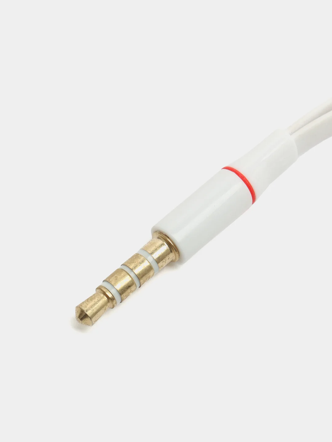 Белый аудио кабель-разветвитель для микрофона и наушников, 2*3.5 jack 3.5, 4pin jack
