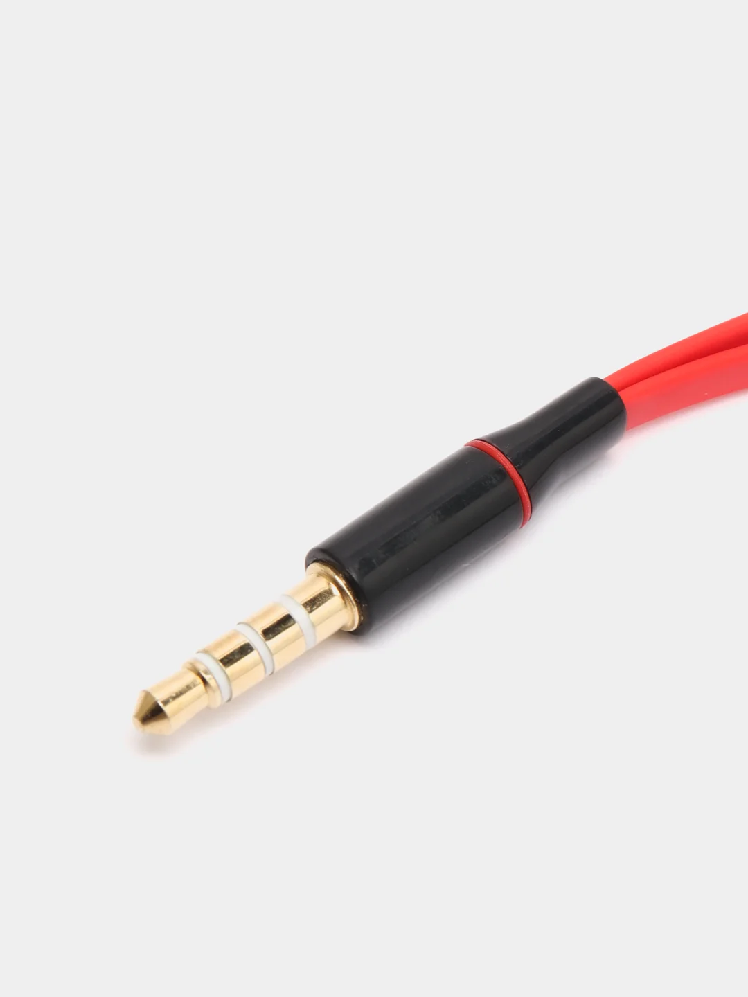 Красный аудио кабель-разветвитель для микрофона и наушников, 2*3.5 jack 3.5, 4pin jack