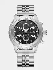 Серебряный мужские наручные часы Mini Focus MF0230G с металлическим браслетом и хронографом