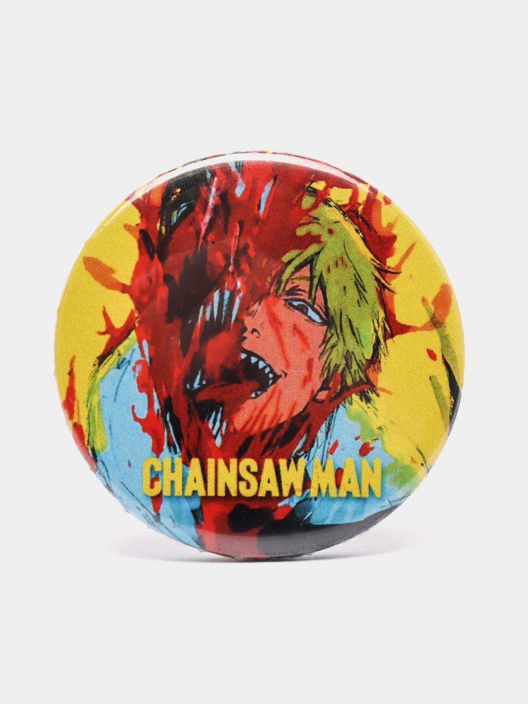 Зеленый значки аниме "Человек-бензопила" (Chainsaw Man)