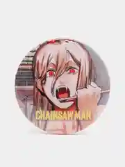 Желтый значки аниме "Человек-бензопила" (Chainsaw Man)
