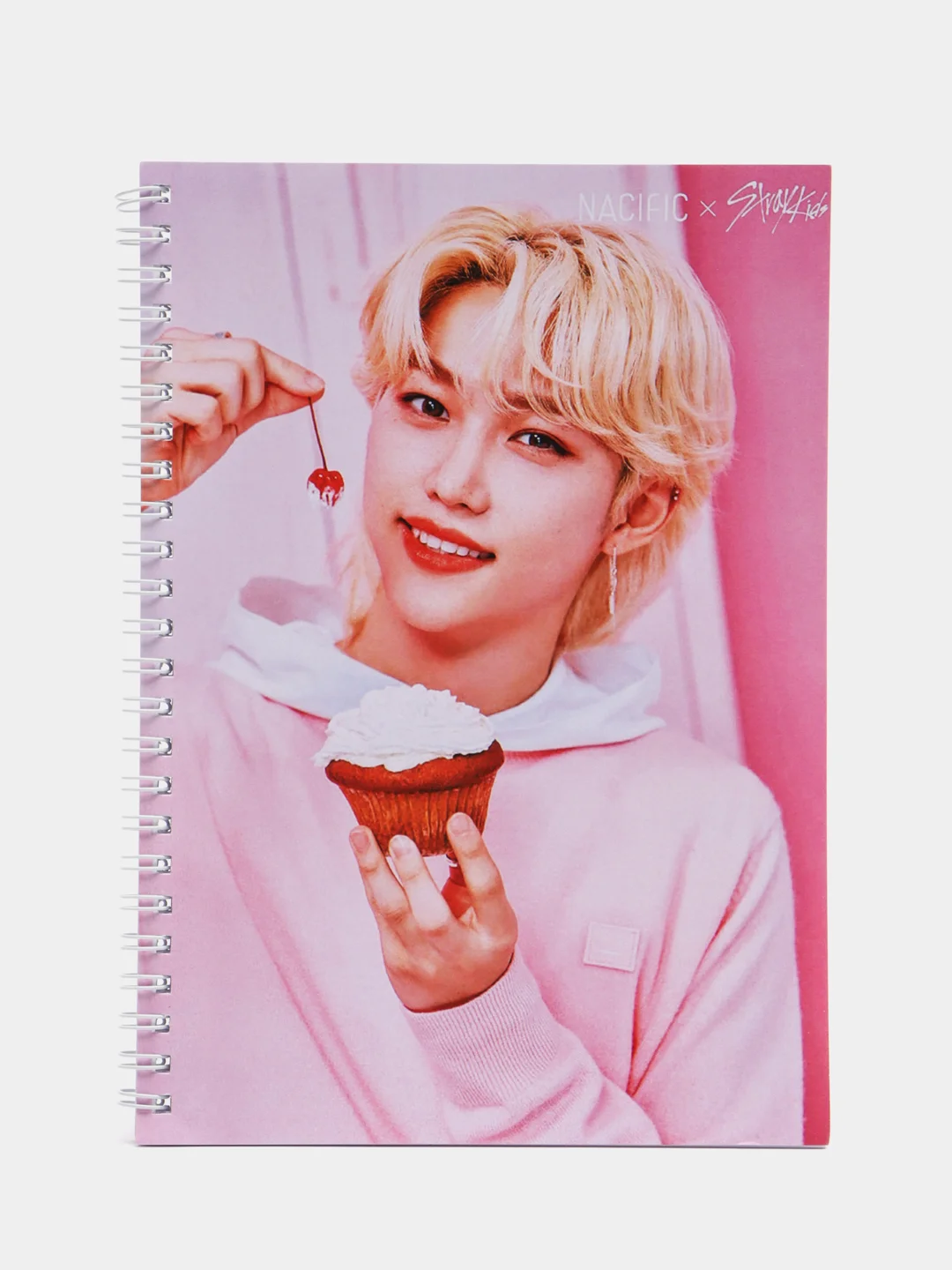 Голубой скетчбук Stray Kids, K-pop