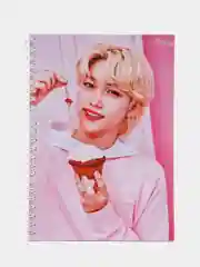 Голубой скетчбук Stray Kids, K-pop
