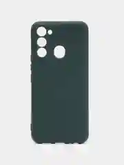 Тёмно-зелёный чехол для Tecno Spark GO 2022 / Tecno Spark 8C, силиконовый