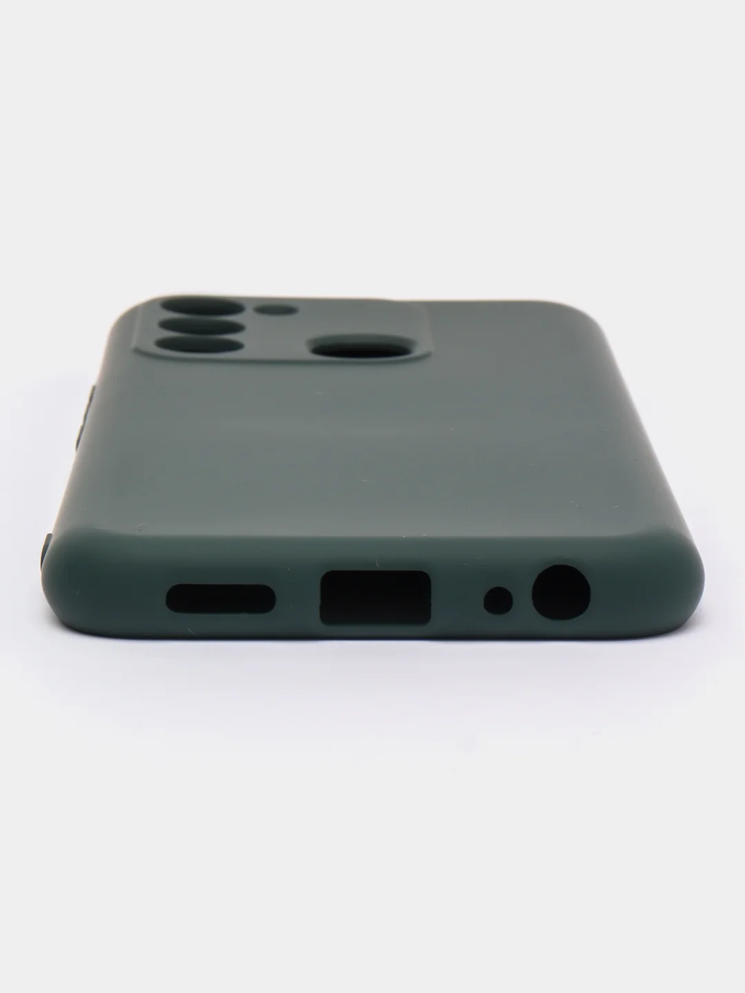 Тёмно-зелёный чехол для Tecno Spark GO 2022 / Tecno Spark 8C, силиконовый