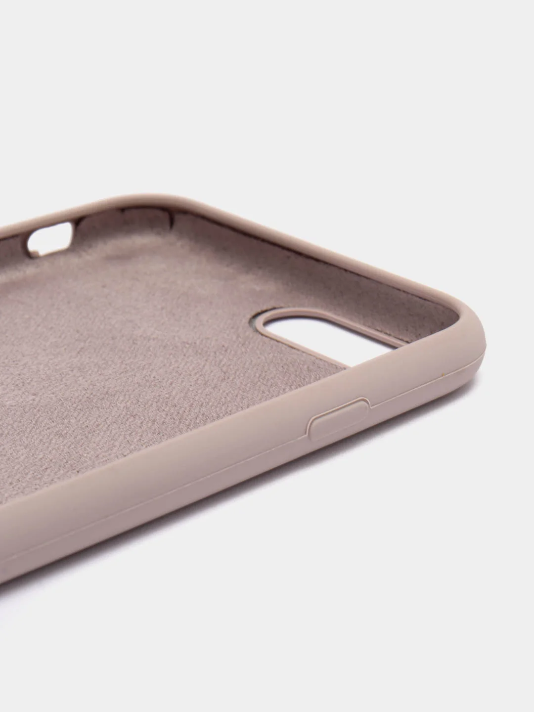 Бежевый меланж чехол Silicone Case Iphone 12, 11, XR, XS, X, 7, 8, SE, 6s, Pro,Max,Plus (Айфон)