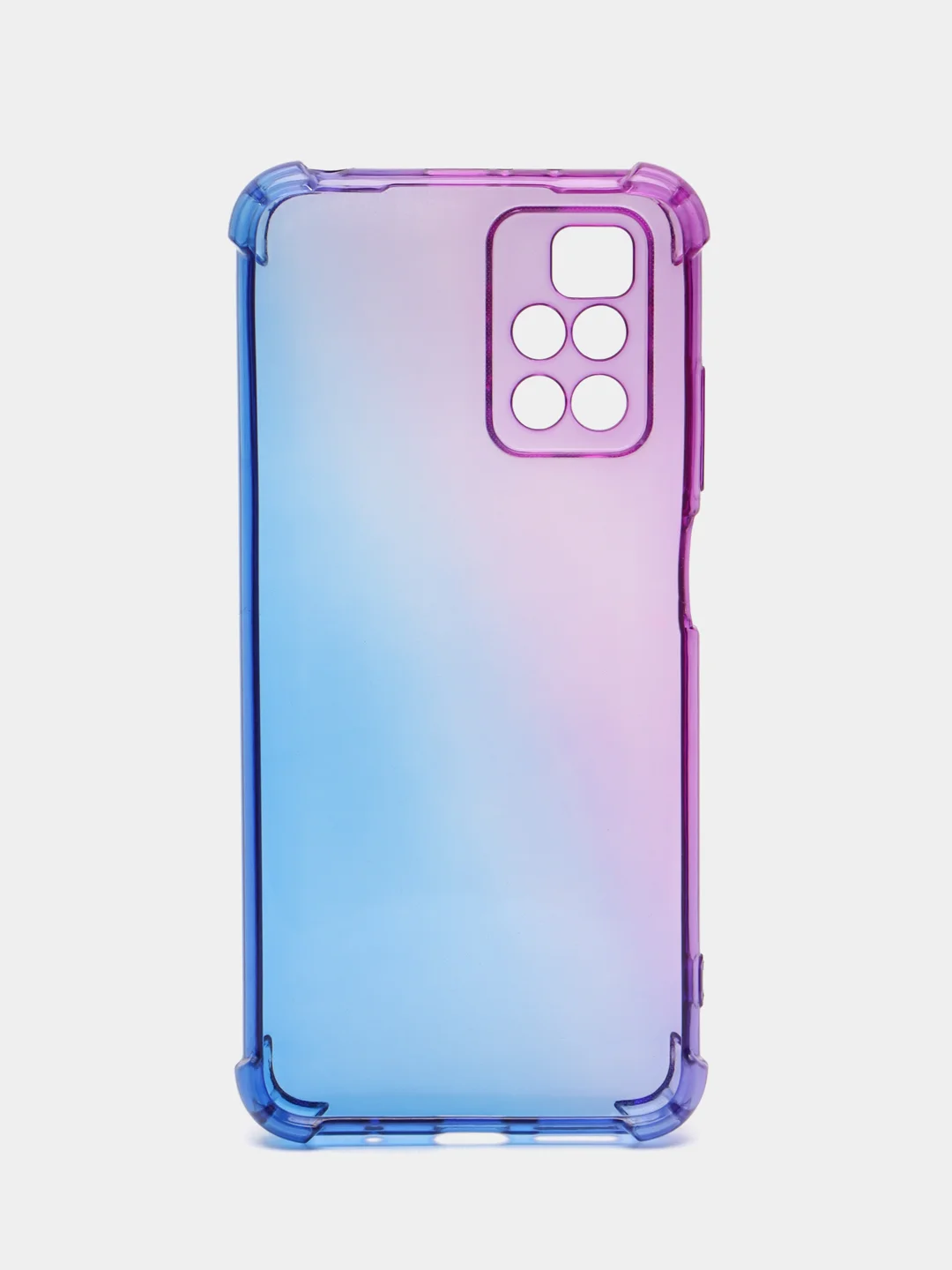 Фиолетовый чехол градиентный Xiaomi Redmi Note 8/8T/9/9T/9A/7/7A/8A/10/11/9C/10C Pro/K40