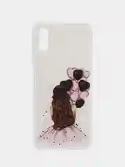 Пудровый чехол Xiaomi Redmi 9A, Сяоми Редми 9А с рисунком "Игра в кальмара"