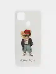 Коричневый чехол Xiaomi Redmi 10A, Redmi 9C, Сяоми Редми 10А, Редми 9С с рисунком