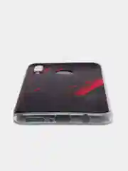 Красный чехол на Huawei P30 Lite/Honor 20S/20 Lite 2020 / Хонор 20 Lite прозрачный, с рисунком