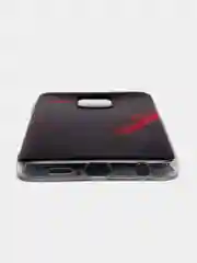 Красный чехол на Xiaomi Redmi Note 9S/9 Pro / Сяоми Редми Нот 9S/9 Про прозрачный, с рисунком