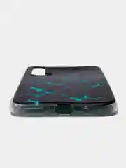 Бирюзовый чехол на Honor 20/Huawei Nova 5T / Хонор 20 прозрачный, с рисунком, защита камеры