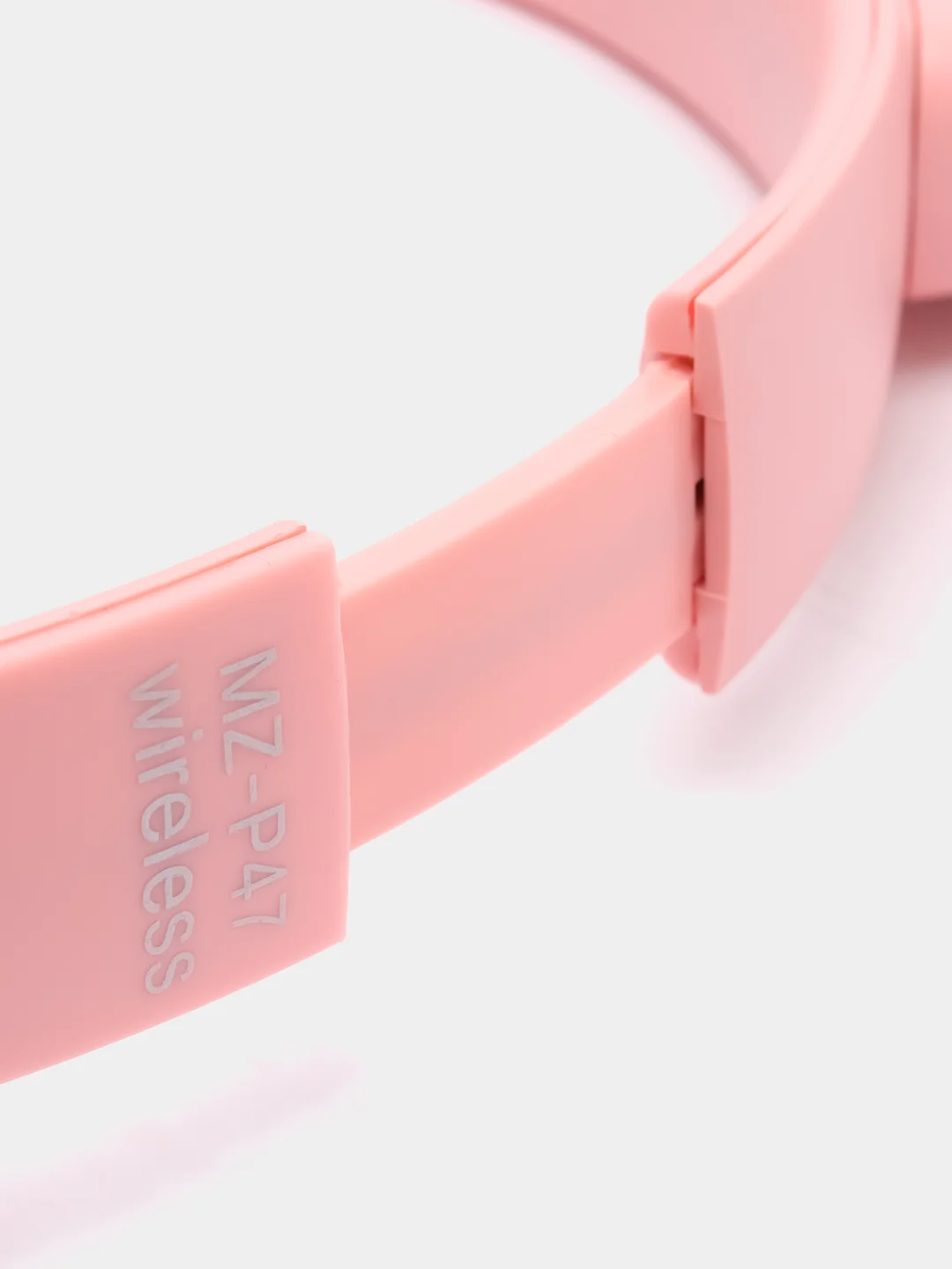 Розовый беспроводные наушники светящиеся ушки кошки MZ-P47 Bluetooth 5.0 с микрофоном, FM SD Mp3