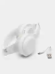 Белый беспроводные наушники Y08 Bluetooth 5.0 с микрофоном, FM SD Mp3