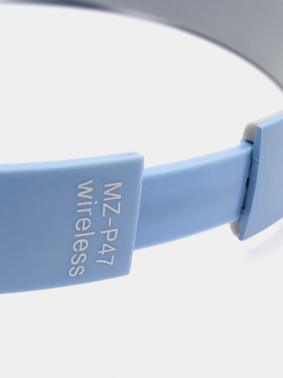 Голубой беспроводные наушники светящиеся ушки кошки MZ-P47 Bluetooth 5.0 с микрофоном, FM SD Mp3