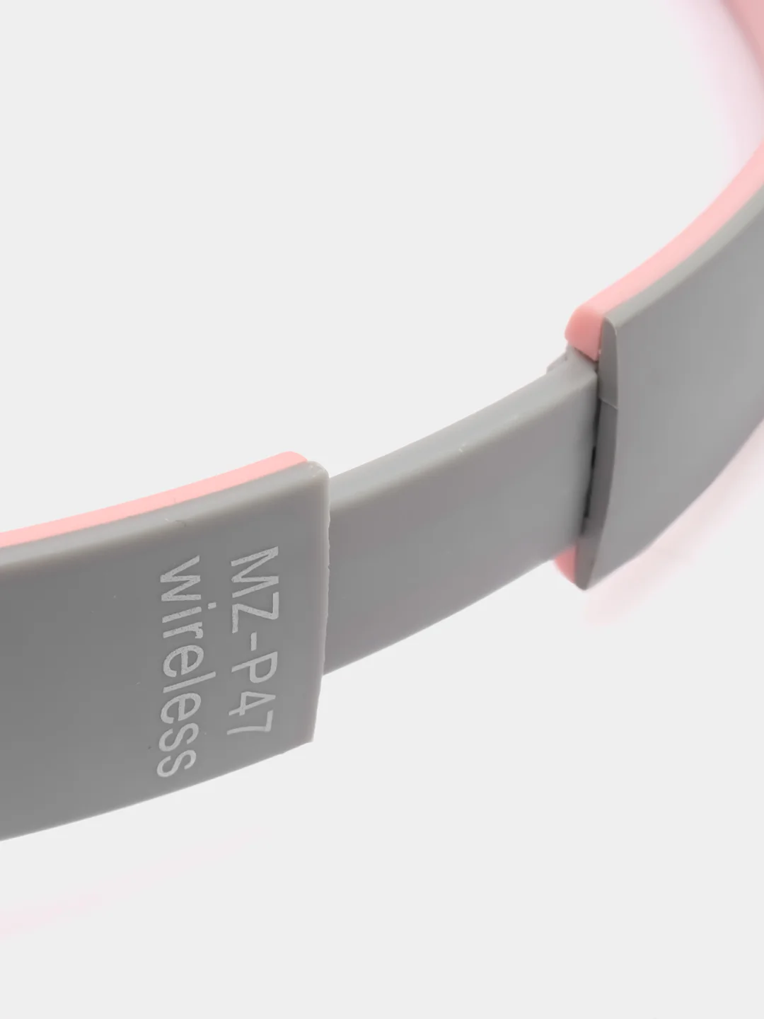 Тёмно-розовый беспроводные наушники светящиеся ушки кошки MZ-P47 Bluetooth 5.0 с микрофоном, FM SD Mp3