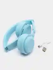 Синий беспроводные наушники Y08 Bluetooth 5.0 с микрофоном, FM SD Mp3