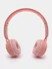 Розовый беспроводные наушники Y08 Bluetooth 5.0 с микрофоном, FM SD Mp3