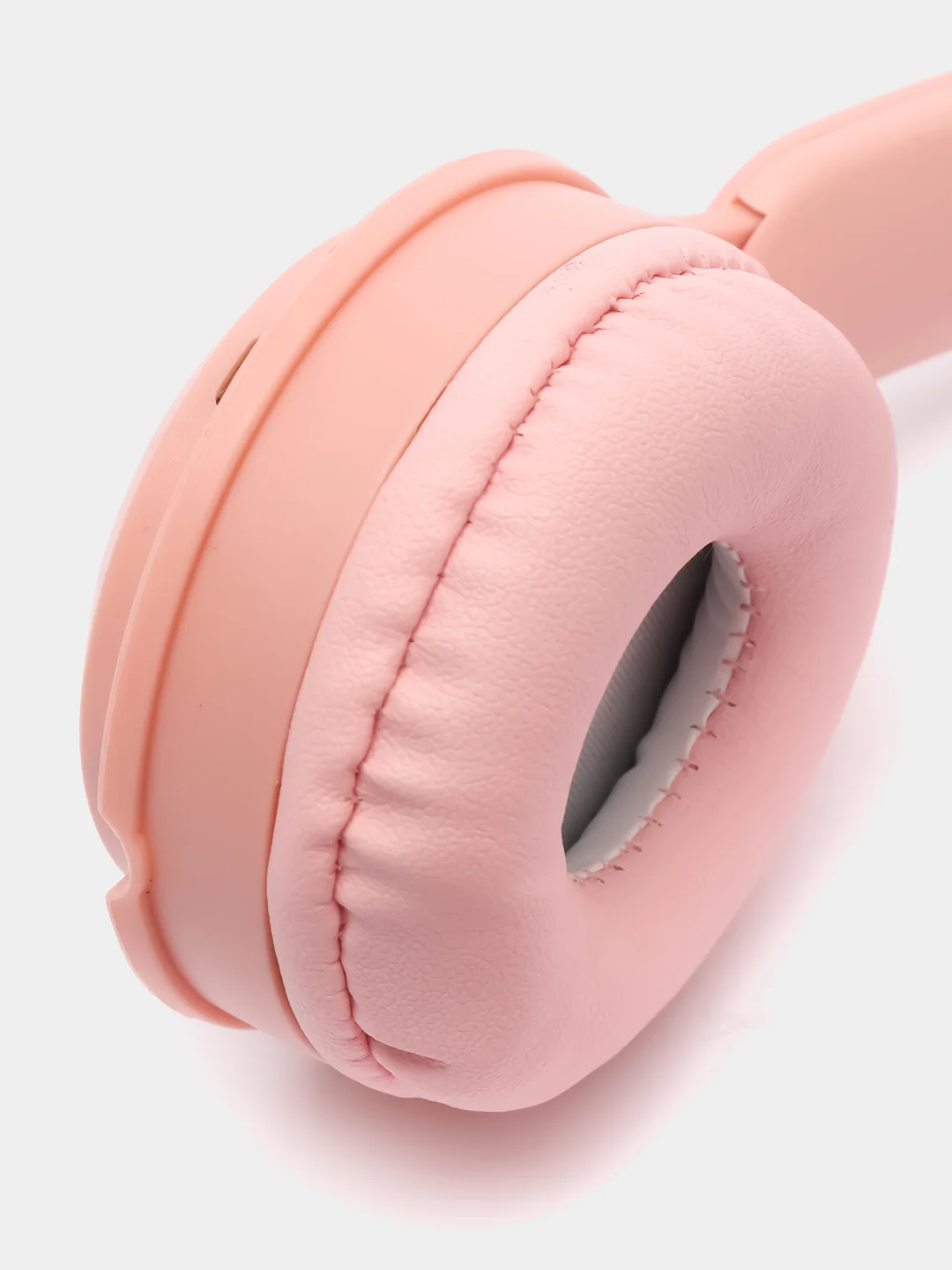 Розовый беспроводные наушники Y08 Bluetooth 5.0 с микрофоном, FM SD Mp3