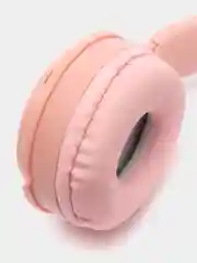 Розовый беспроводные наушники Y08 Bluetooth 5.0 с микрофоном, FM SD Mp3