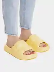 Желтый сланцы женские для бассейна, пляжные, 8 цветов